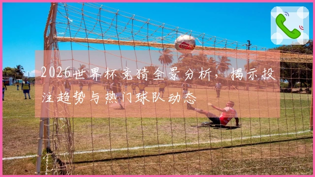 2026世界杯竞猜全景分析，揭示投注趋势与热门球队动态